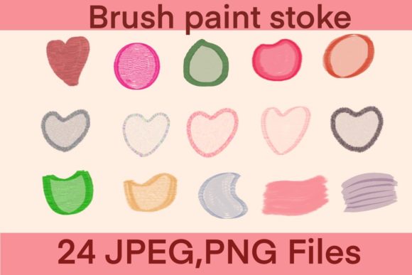 Brush Paint Stokes Heart Brush Stokes: Elevating Your Digital Art and Print Projects