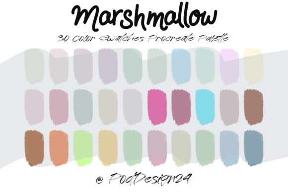 Evaluating the Procreate Color Palette Marshmallow for Digital Illustrators