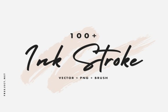 Integrating 100 Ink Brush Stroke Elements into Professional Design Workflows