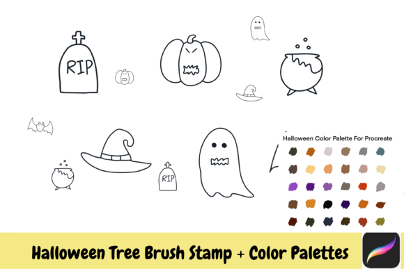 Mastering Halloween Procreate Brush Stamps Color for Digital Art