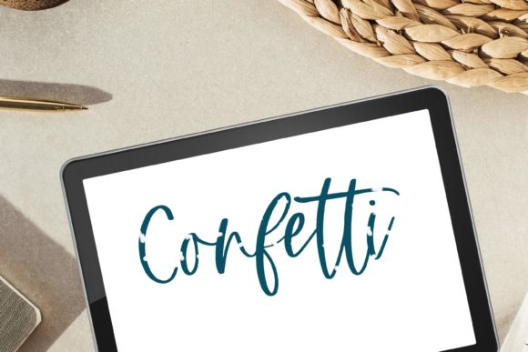 Strategic Visual Communication with the Party Confetti Procreate Lettering Brush