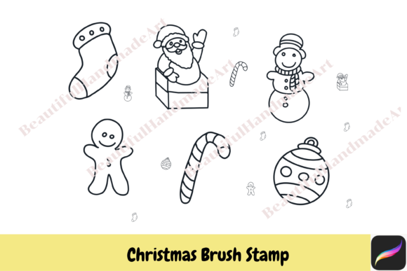 Streamlining Holiday Design Workflows with Procreate Brush Stamps Christmas Ipad