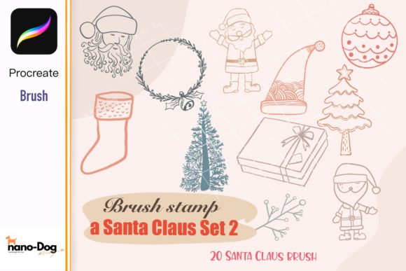 Unlock Festive Creativity with the Merry Christmas Procreate Brush Stamp