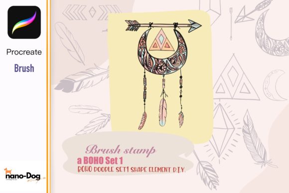 Unlocking Creative Potential with the Procreate Brush Stamp HOBO Set1 40 Shape