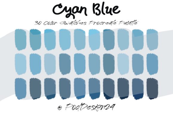 Unlocking the Desert Aesthetic with the Procreate Color Palette Canyon Blue
