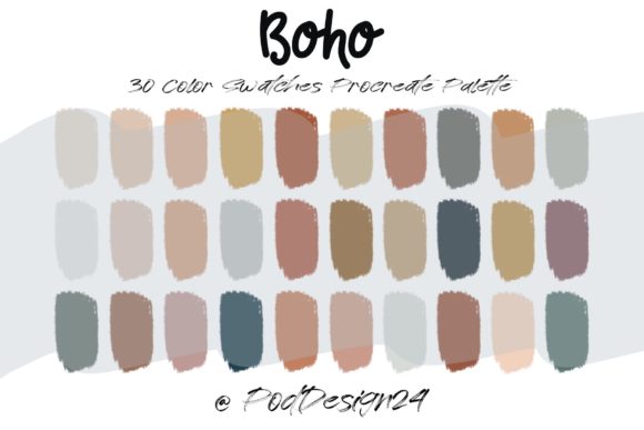 Unlocking the Earthy Aesthetic: A Deep Dive into the Procreate Color Palette Boho